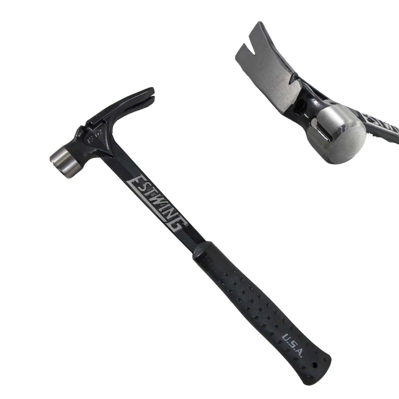 Estwing EB19S Vinyl Grip Large Smooth Face Hammer Black Ultra Series-19oz