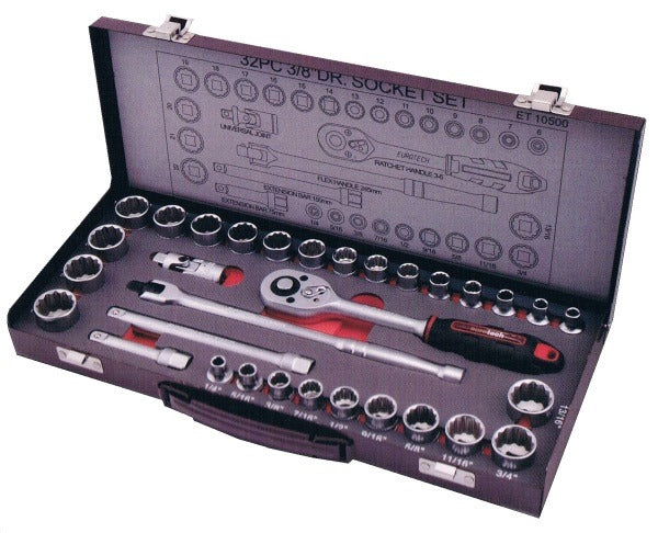 Eurotech Tools ET10500 32Pc 3/8