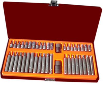 Eurotech Tools ET70905 42Pc Hex & Spline Bit Set CV Steel