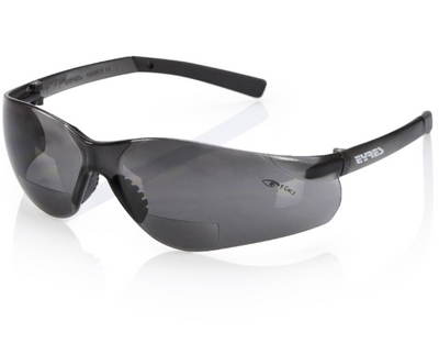 EYRES Tradie Safety Glasses With Bifocal Smoke Lens-103RX Magnifiq Reader Series