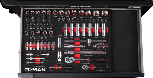 FIXMAN 84pce EVA Foam Socket Set Tray  F1.ET01