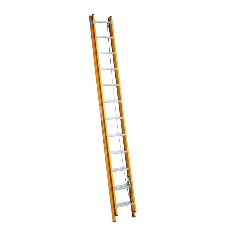 Gorilla FEL10/17-I Extension ladder 3.1-5.3m (10-17ft) Fibreglass 130kg Industrial