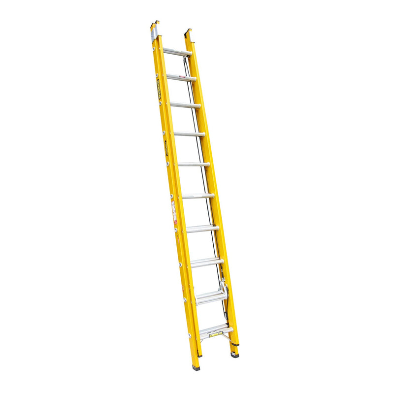 Gorilla FELP12/21-I Extension ladder 3.7-6.5m (12-21ft) Fibreglass 130kg Industrial with pole-mount