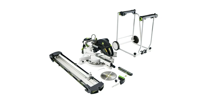 Festool 575850 KS 120R KAPEX 260mm Slide Compound Mitre Saw Set