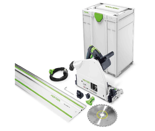 Festool 576115 TS 75 210mm Plunge Cut Circular Saw in Systainer with 1400mm Rail - Replaces 561512