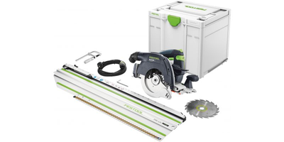 Festool 576132 HK 55 160mm Circular Saw in Systainer with 420mm Cross Cut Rail