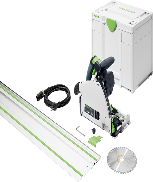 Festool 577419 TS 60K 168mm Plunge Cut Saw in Systainer with 1400mm Rail