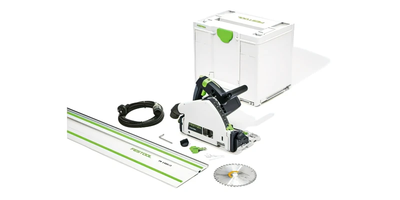 Festool 577281 TS 55F 160mm Plunge Cut Saw in Systainer with 1400mm Rail - Replaces 561655