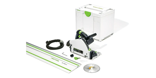 Festool 577281 TS 55F 160mm Plunge Cut Saw in Systainer with 1400mm Rail - Replaces 561655