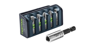 Festool 204382 Impact 5 Piece Bit Box 2 with Bit Holder Set