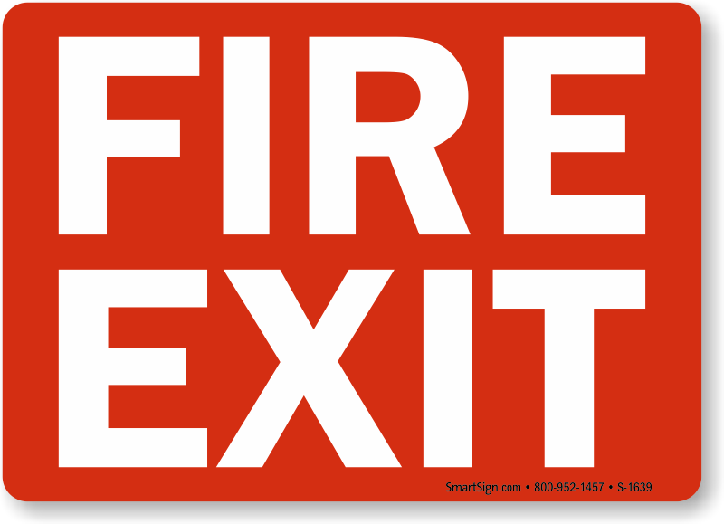 FIRE EXIT SIGN 330ESAV
