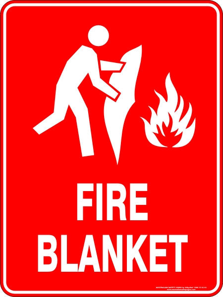 FIRE BLANKET SIGN 523ESAV