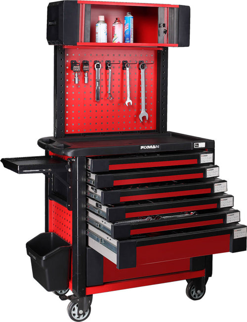 FIXMAN Mobile Super Trolley Tool Kit With EVA Foam Tray System-215pce F5SRP7B-215pcetk  -ATD