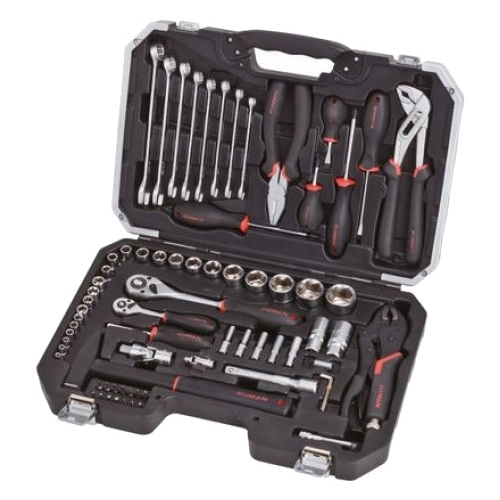 FIXMAN Tool Kit In Tough Case-72pce B5072M