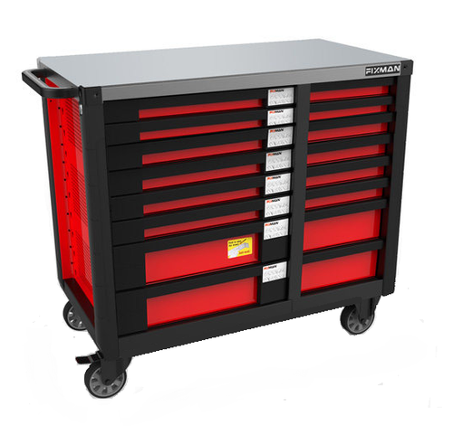FIXMAN Widebody Roller Cabinet Tool Kit With EVA Foam Tray System-215pce W3RM8 + fmtoolkit01