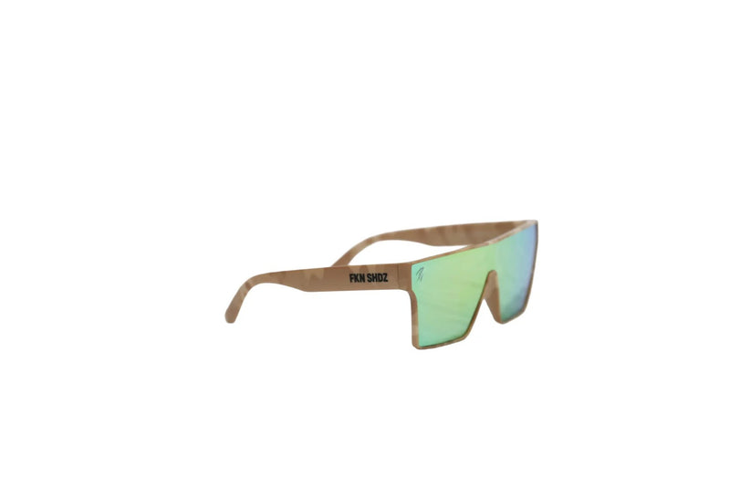 FKN SHDZ X PUMPLIFE SUNGLASSES-CAMO/ YELLOW LENS