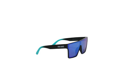 FKN SHDZ X PUMPLIFE SUNGLASSES-BLACK GREEN / BLUE LENS