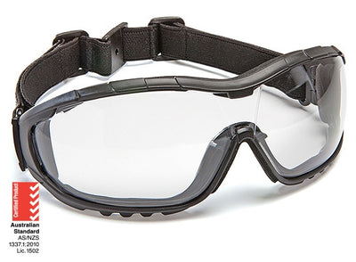 FORCE 360 Oil & Gas Safety Glasses/Goggles Clear-FPR823