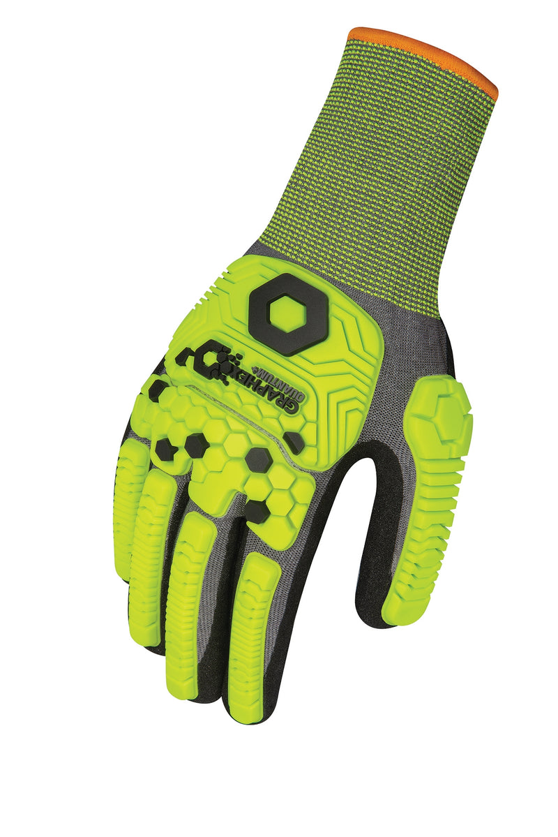 FORCE 360 Graphex Cut Resistant Gloves-Cut 5 Level F With Back Of Hand Protection-FPR506