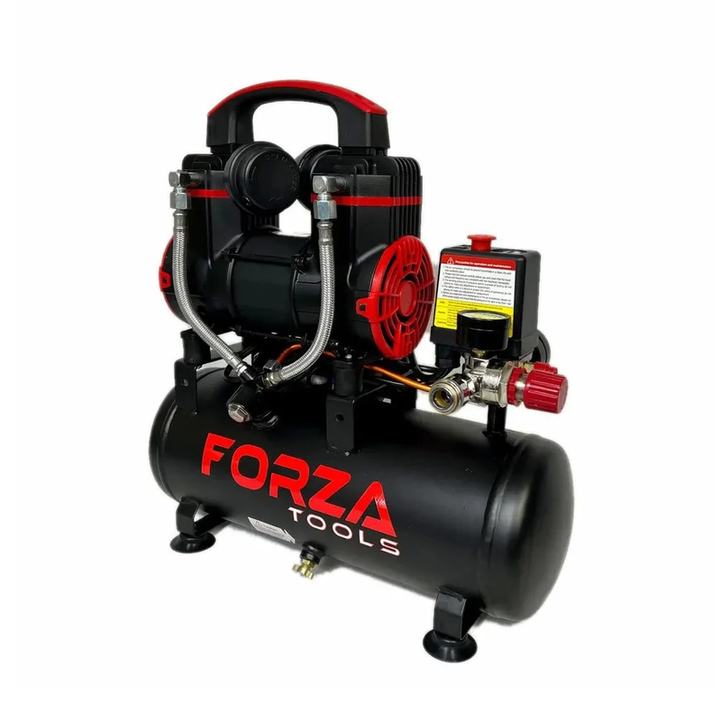 Forza Tools 900W 8L Oil Free Trade Portable Air Compressor- FT9008
