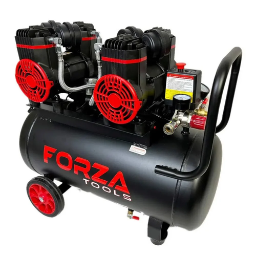 Forza Tools 1800W (2x 900W) 40L Oil Free Trade Portable Air Compressor-FT180040
