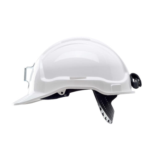 BEAVER Frontier Tuffgard Miners Spec Hard Hat With Lamp Bracket-White