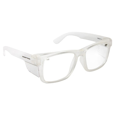PRO CHOICE Frontside Clear Lens Safety Glasses with Clear Frame- 6500