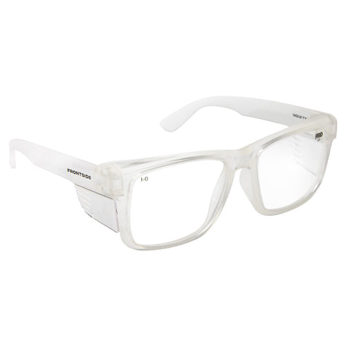 PRO CHOICE Frontside Clear Lens Safety Glasses with Clear Frame- 6500