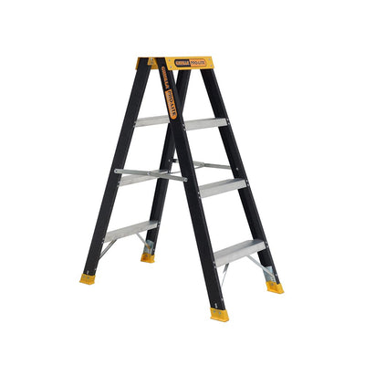 Gorilla PRO-LITE Double Sided 4 Step Fibreglass Ladder FSM004-PRO