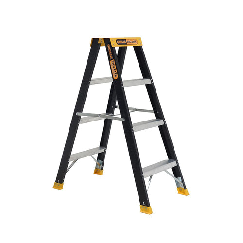 Gorilla PRO-LITE Double Sided 4 Step Fibreglass Ladder FSM004-PRO