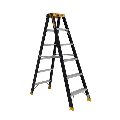 Gorilla PRO-LITE Double Sided 6 Step Fibreglass Ladder FSM006-PRO