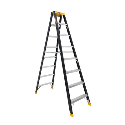 Gorilla PRO-LITE Double Sided 8 Step Fibreglass Ladder FSM008-PRO