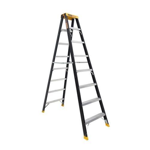 Gorilla PRO-LITE Double Sided 8 Step Fibreglass Ladder FSM008-PRO
