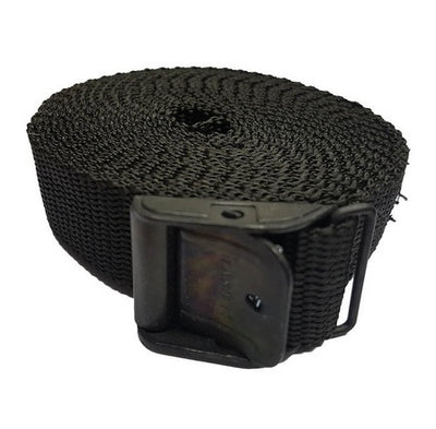 Fasty Transport Lashing Tie Down Strap-Black 3.5m x 25mm 400kg Load Rated FAS125