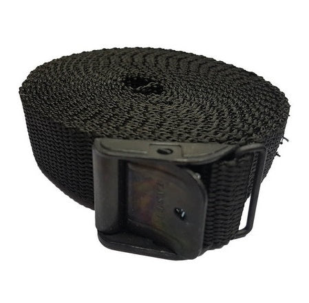Fasty Transport Lashing Tie Down Strap-Black 3.5m x 25mm 400kg Load Rated FAS125