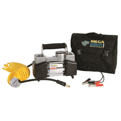 BEAVER Black Rat 12v Mega Grunt Twin Cylinder Air Compressor GC400