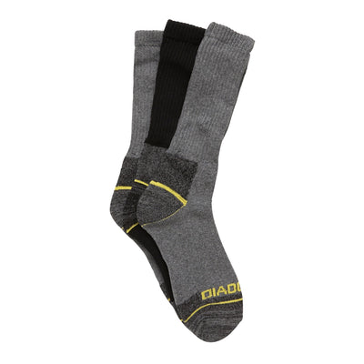 DIADORA Utility UNISEX 3PK Tradie Work Socks-Size 11-14 GDMW1135/11-14