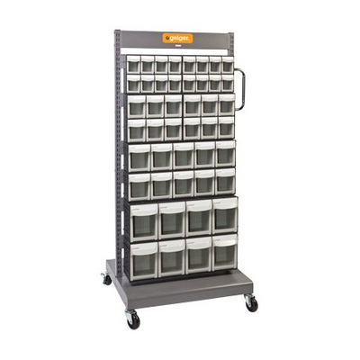 GEIGER  Mobile Storage Tip Out Sorting Trolley Cart-MSFO4568