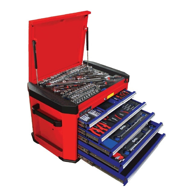 Genius TMS227TSA 227pce Tool Kit With Foam Insert Trays in Tool Chest