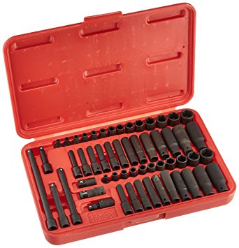 Genius TF255MS Deep & Standard Metric & Imperial Impact Socket Set-1/4