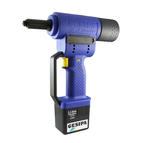 GESIPA Powerbird Battery Rivet Tool 14.4v Li-Ion (with Extra Battery) powerpack