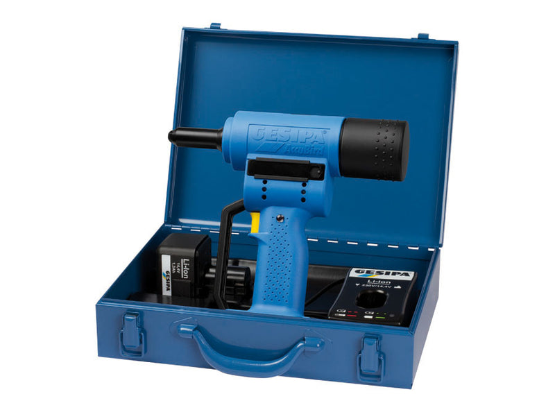 GESIPA Accubird Battery Rivet Tool 14.4v Li-Ion (with Extra Battery) Accupack