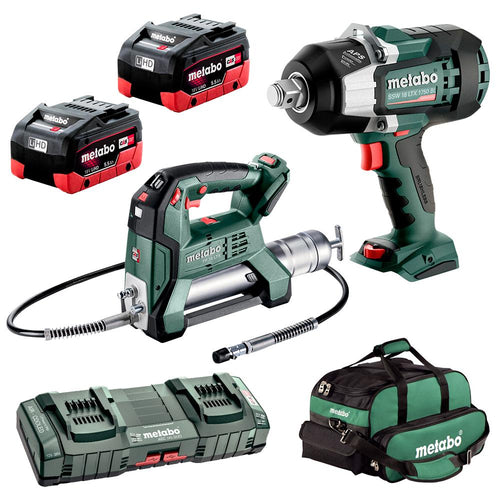 Metabo MET18MX2SB2HD5.5 18V 5.5Ah Li-ion Cordless 2pce Combo Kit Including Brushless