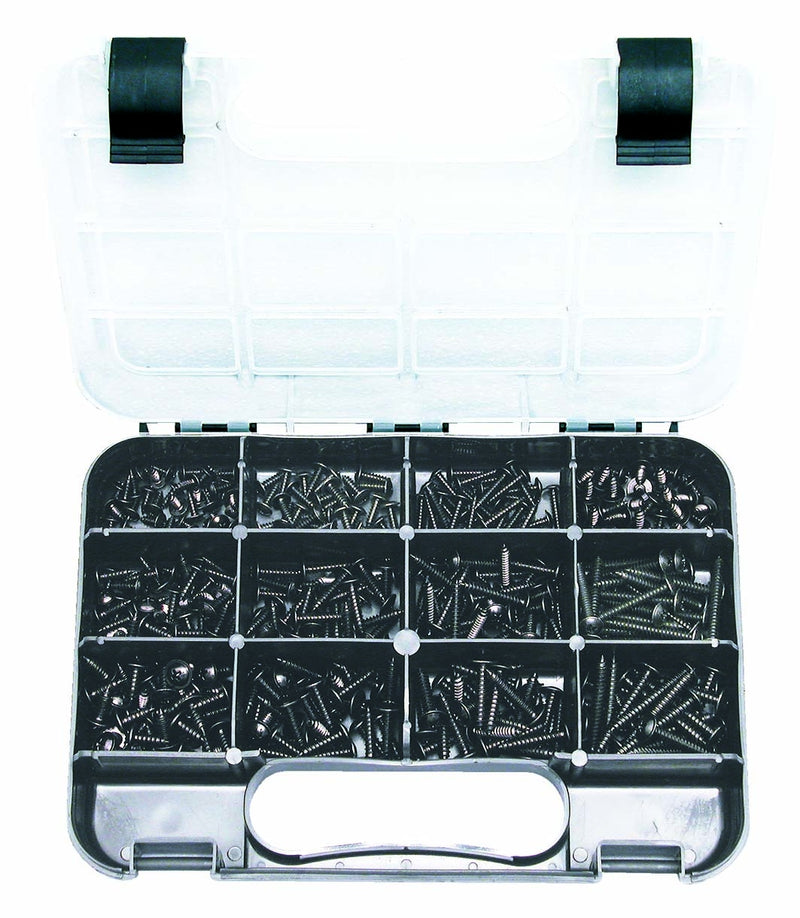 GJ Works Grab Kit 370 Piece Self-Tapping Mushroom Head Phillips Screws GKA370
