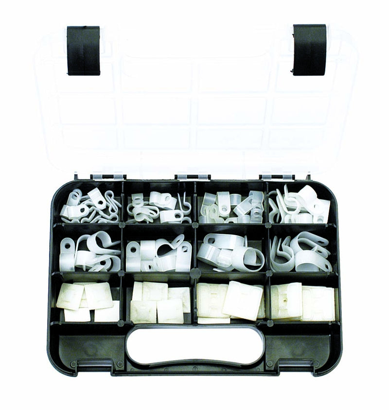 GJ Works Grab Kit 80 Piece Nylon Cable Clamps GKA80