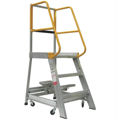 Gorilla GOP03 Order picking ladder 0.9m (3ft) Aluminium 200kg Industrial