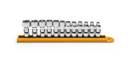 GEARWRENCH 12 PC. 1/4" DRIVE 6 POINT FLEX METRIC SOCKET SET 80311