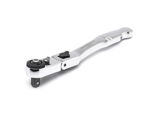GEARWRENCH /4" DRIVE 72-TOOTH QUICK RELEASE LOCKING FLEX SLIM HEAD RATCHET 6" 81025