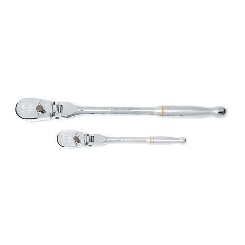 GEARWRENCH 2 PC. 1/4" & 3/8" DRIVE 90-TOOTH FLEX HEAD TEARDROP RATCHET SET 81216T