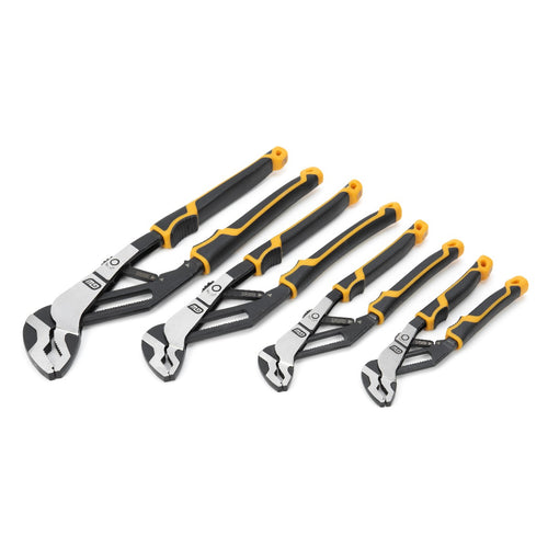 GEARWRENCH 4 PC. PITBULL AUTO-BITE TONGUE & GROOVE DUAL MATERIAL PLIERS 82594C